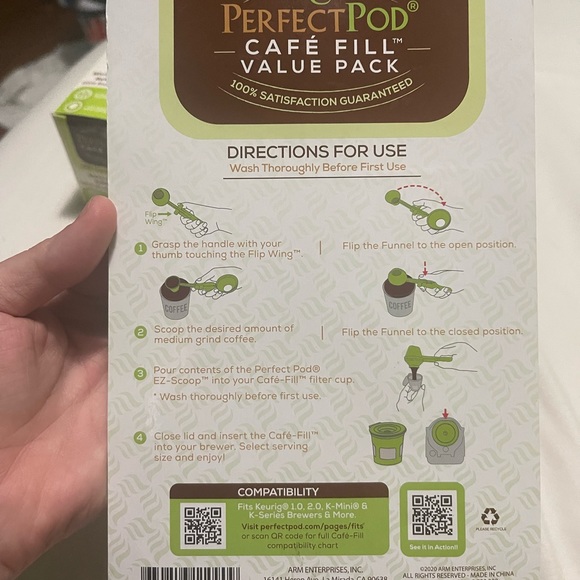 Coffee pod filters and scoop - Picture 5 of 6